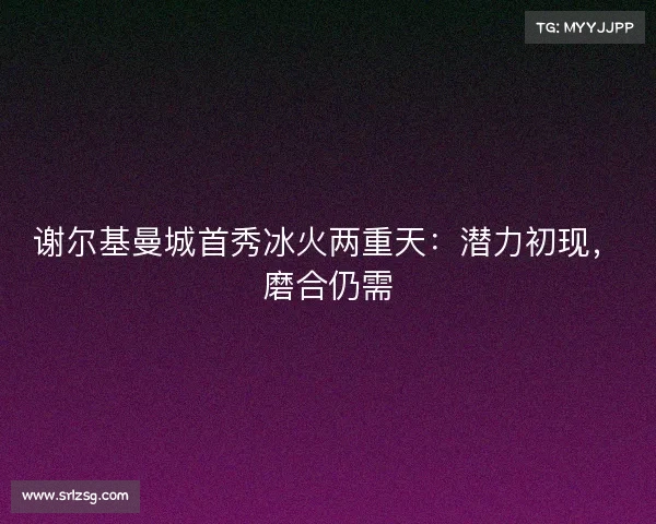 谢尔基曼城首秀冰火两重天：潜力初现，磨合仍需
